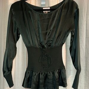 Wilfred Le Fou Faravel Long-Sleeve Silk Blouse